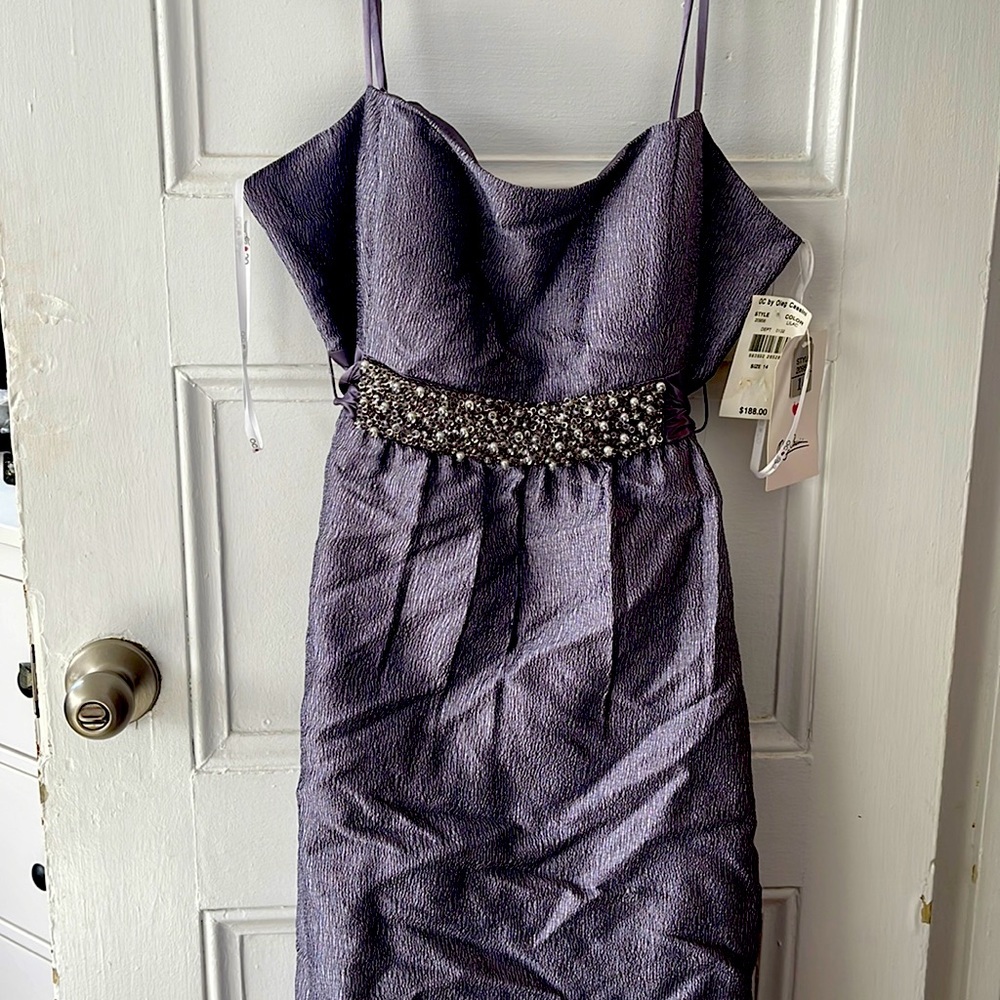 Oleg Cassini dress purple